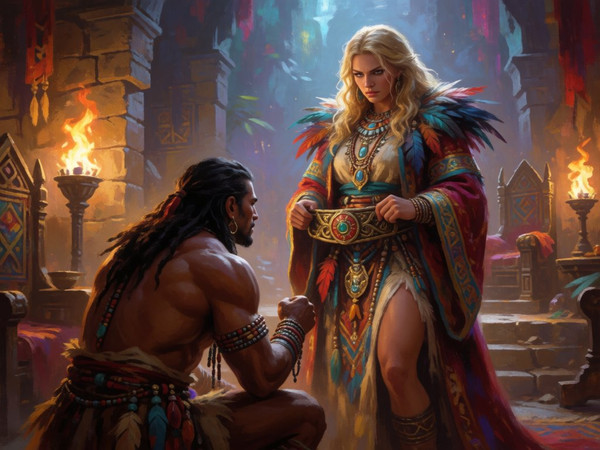 Krea 2 Turbo — Tribal Guardian's Desire — Epic Fantasy