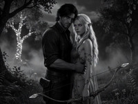 Krea 2 Turbo — Fantasy Romance in the Whispering Grove — Film Noir