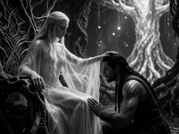 Krea 2 Turbo — The Elven Queen's Champion — Film Noir
