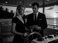 Krea 2 Turbo — Luxury Yacht Romance — Film Noir