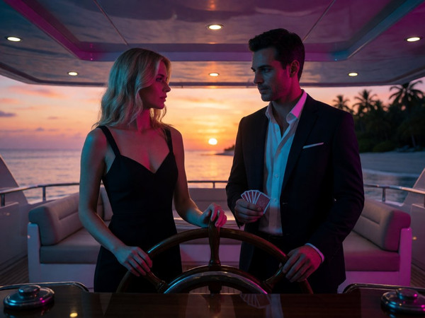 Krea 2 Turbo — Luxury Yacht Romance — Neo Noir