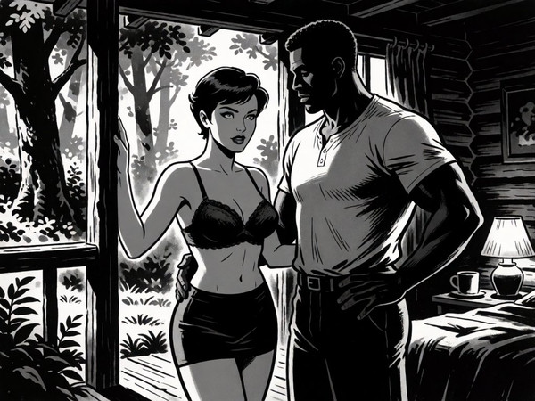 Krea 2 Turbo — Cabin in the Woods — Noir Comic
