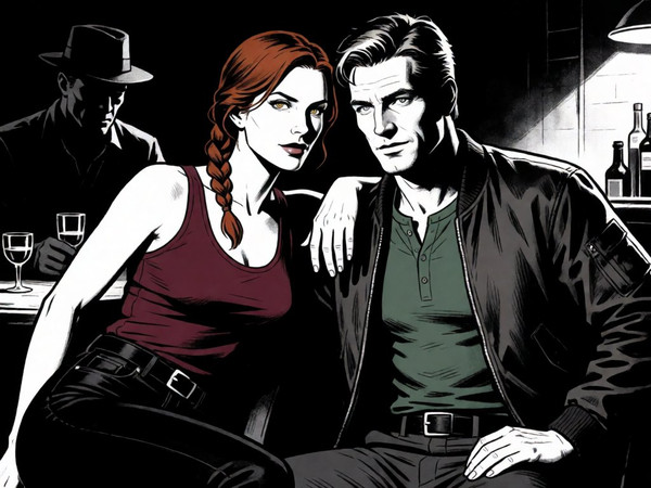 Krea 2 Turbo — Speakeasy Hidden Tension — Noir Comic