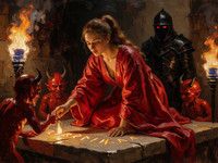 Krea 2 Turbo — Altar of Desire — Oil Painting