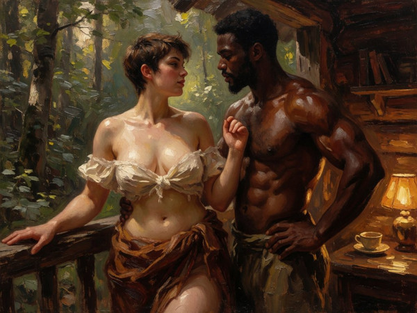 Krea 2 Turbo — Cabin in the Woods — Oil Painting