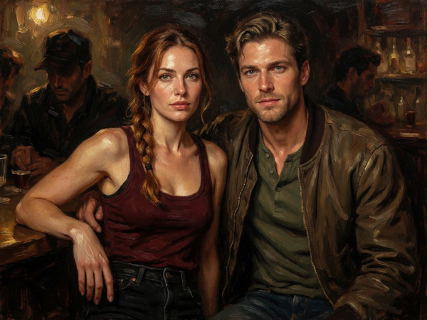 Krea 2 Turbo — Speakeasy Hidden Tension — Oil Painting