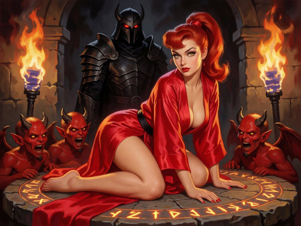 Krea 2 Turbo — Altar of Desire — Pin-Up