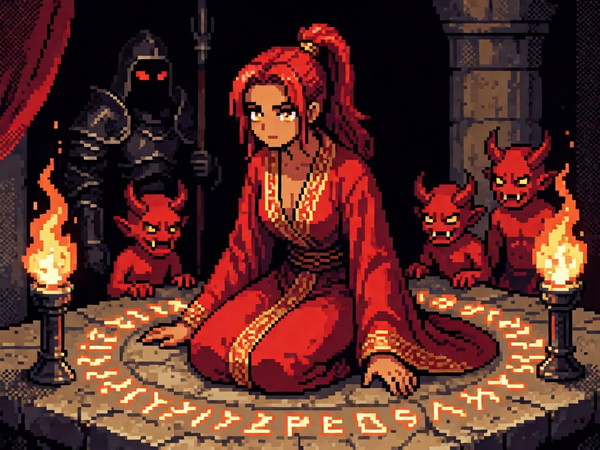 Krea 2 Turbo — Altar of Desire — Pixel Art