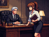 Krea 2 Turbo — Office Heat Classics — Pixel Art