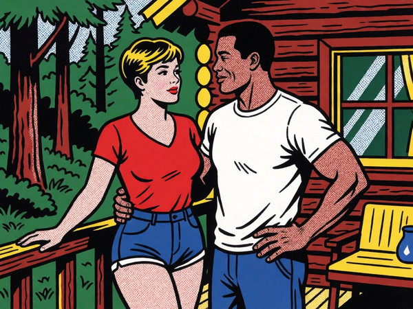 Krea 2 Turbo — Cabin in the Woods — Pop Art