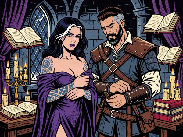 Krea 2 Turbo — A Night in the Sorceress's Tower — Pop Art
