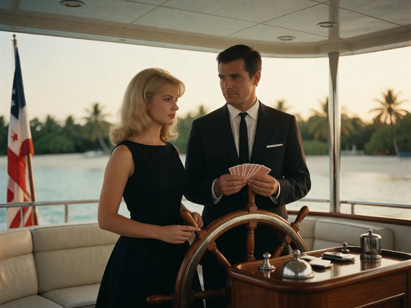 Krea 2 Turbo — Luxury Yacht Romance — Retro