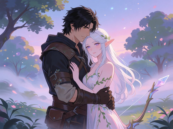 Krea 2 Turbo — Fantasy Romance in the Whispering Grove — Soft