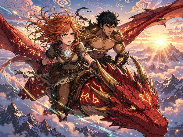 Muse — Dragonrider at Dawn — Anime