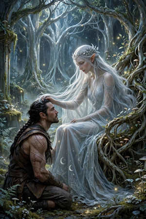 Muse — The Elven Queen's Champion — Digital Art