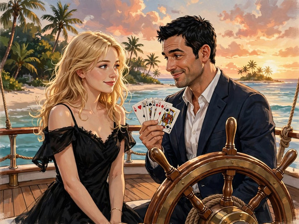 Muse — Luxury Yacht Romance — Digital Art
