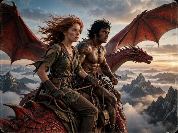 Muse — Dragonrider at Dawn — Dark Fantasy