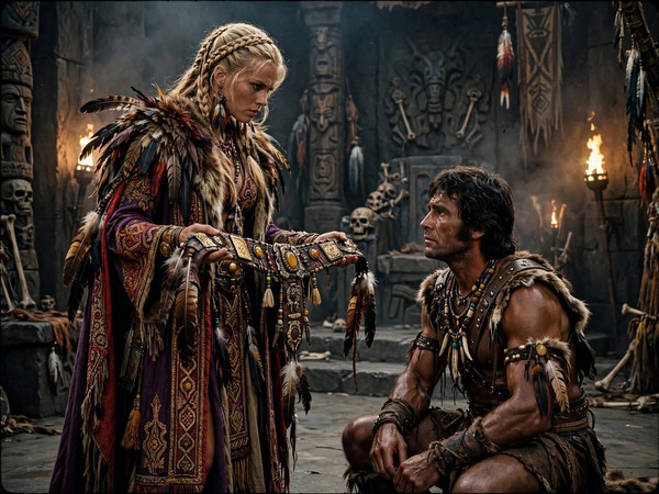 Muse — Tribal Guardian's Desire — Dark Fantasy