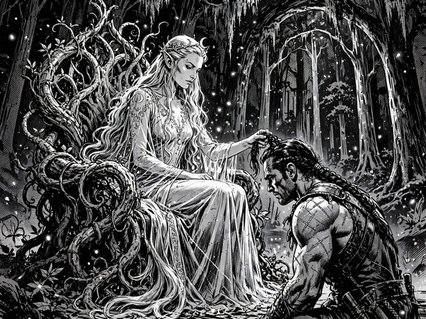Muse — The Elven Queen's Champion — Noir Comic