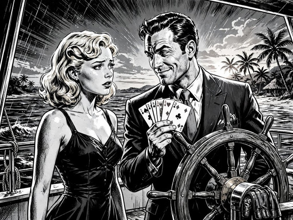 Muse — Luxury Yacht Romance — Noir Comic