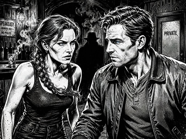 Muse — Speakeasy Hidden Tension — Noir Comic