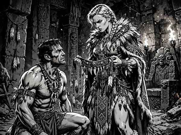 Muse — Tribal Guardian's Desire — Noir Comic