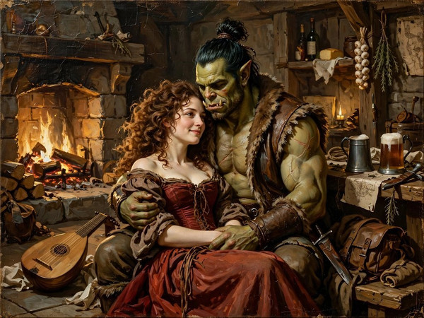 Muse — After the Quest — Oil Painting