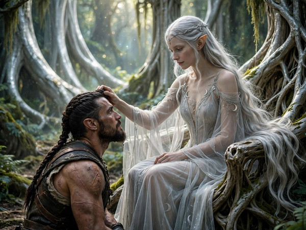 Muse — The Elven Queen's Champion — Photorealistic