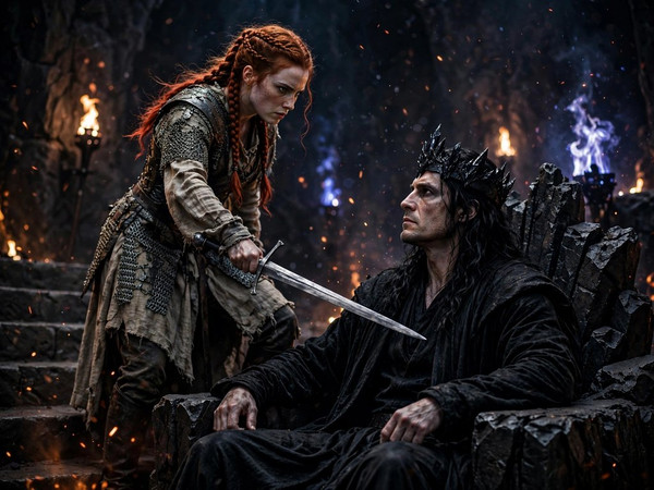 Muse — The Shieldmaiden and the Dark Lord — Photorealistic
