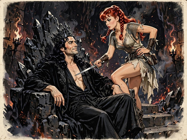 Muse — The Shieldmaiden and the Dark Lord — Pin-Up