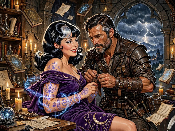 Muse — A Night in the Sorceress's Tower — Pin-Up