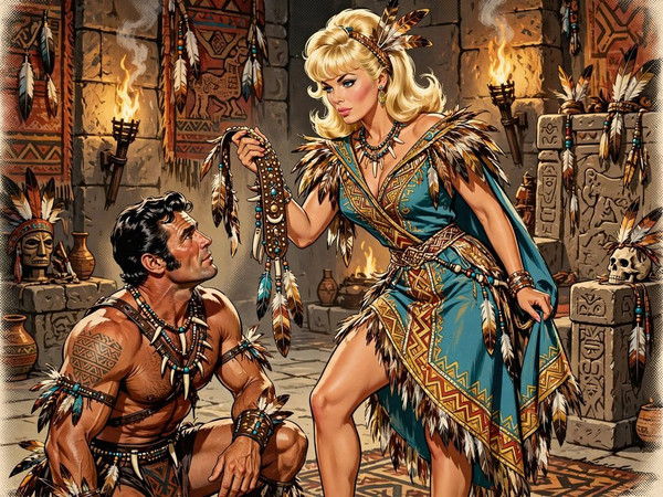 Muse — Tribal Guardian's Desire — Pin-Up