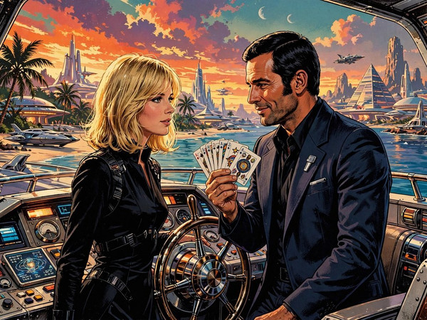 Muse — Luxury Yacht Romance — Retro Sci-Fi