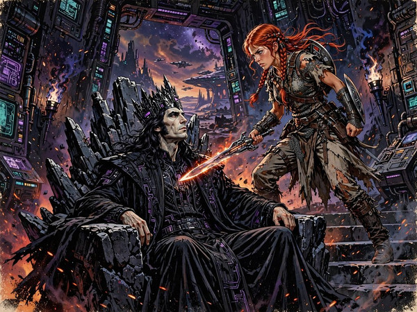 Muse — The Shieldmaiden and the Dark Lord — Retro Sci-Fi