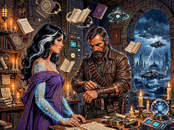 Muse — A Night in the Sorceress's Tower — Retro Sci-Fi