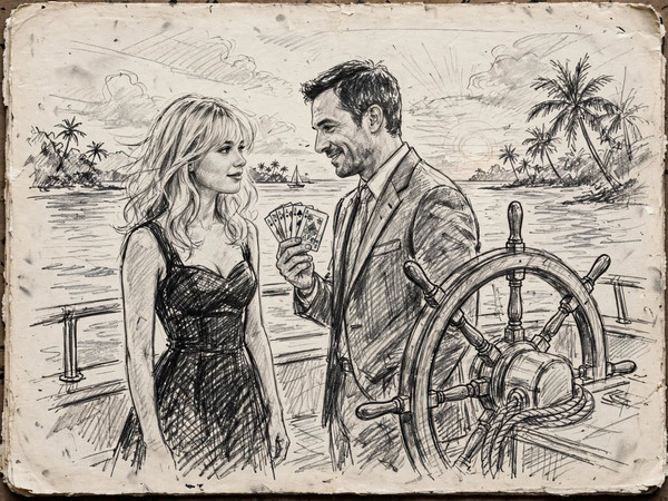 Muse — Luxury Yacht Romance — Sketch