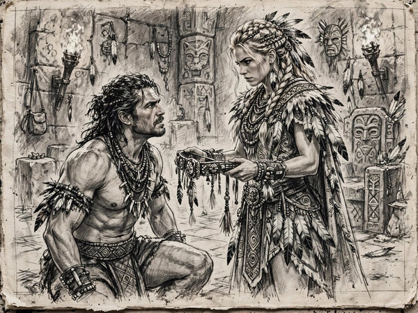 Muse — Tribal Guardian's Desire — Sketch