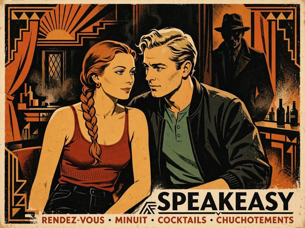 Muse — Speakeasy Hidden Tension — Vintage Poster