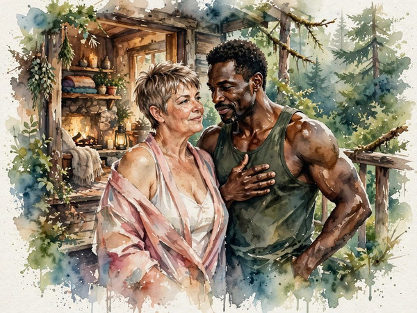 Muse — Cabin in the Woods — Watercolor