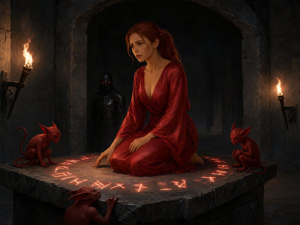Qwen Image 2.1 — Altar of Desire — Digital Art
