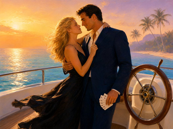 Qwen Image 2.1 — Luxury Yacht Romance — Classic Romance