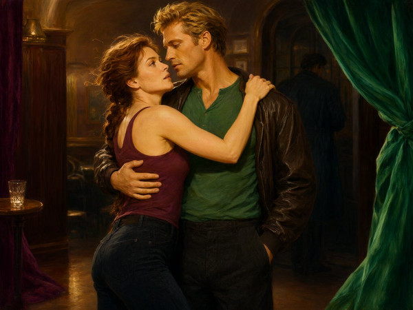 Qwen Image 2.1 — Speakeasy Hidden Tension — Classic Romance