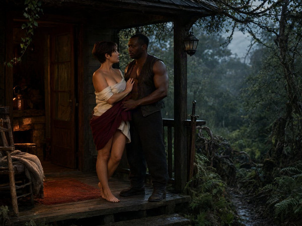 Qwen Image 2.1 — Cabin in the Woods — Dark Fantasy