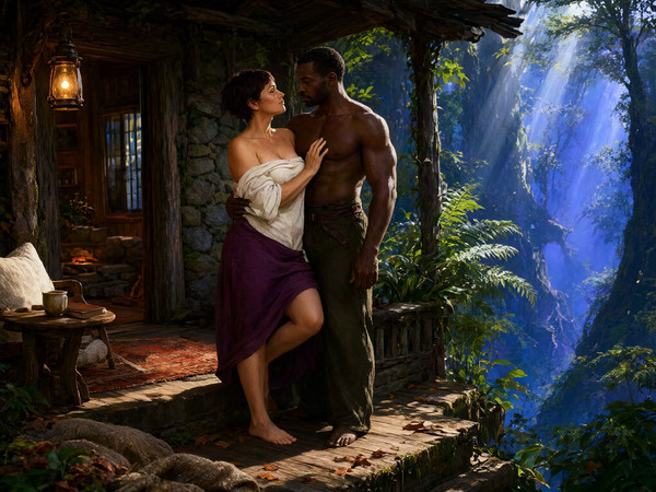 Qwen Image 2.1 — Cabin in the Woods — Epic Fantasy