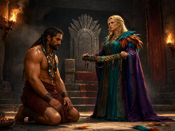 Qwen Image 2.1 — Tribal Guardian's Desire — Epic Fantasy