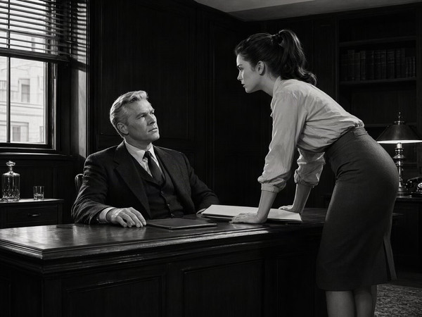 Qwen Image 2.1 — Office Heat Classics — Film Noir