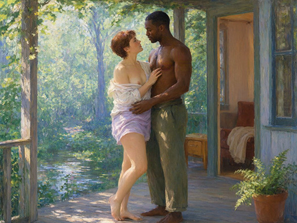Qwen Image 2.1 — Cabin in the Woods — Impressionism