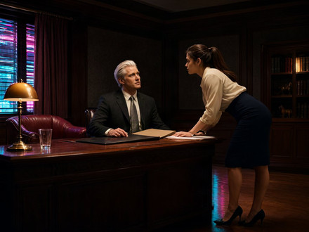Office Heat Classics — Neo Noir — Qwen Image 2.1