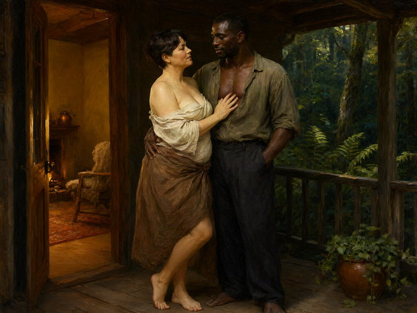 Qwen Image 2.1 — Cabin in the Woods — Oil Painting