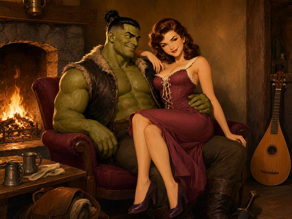 Qwen Image 2.1 — After the Quest — Pin-Up